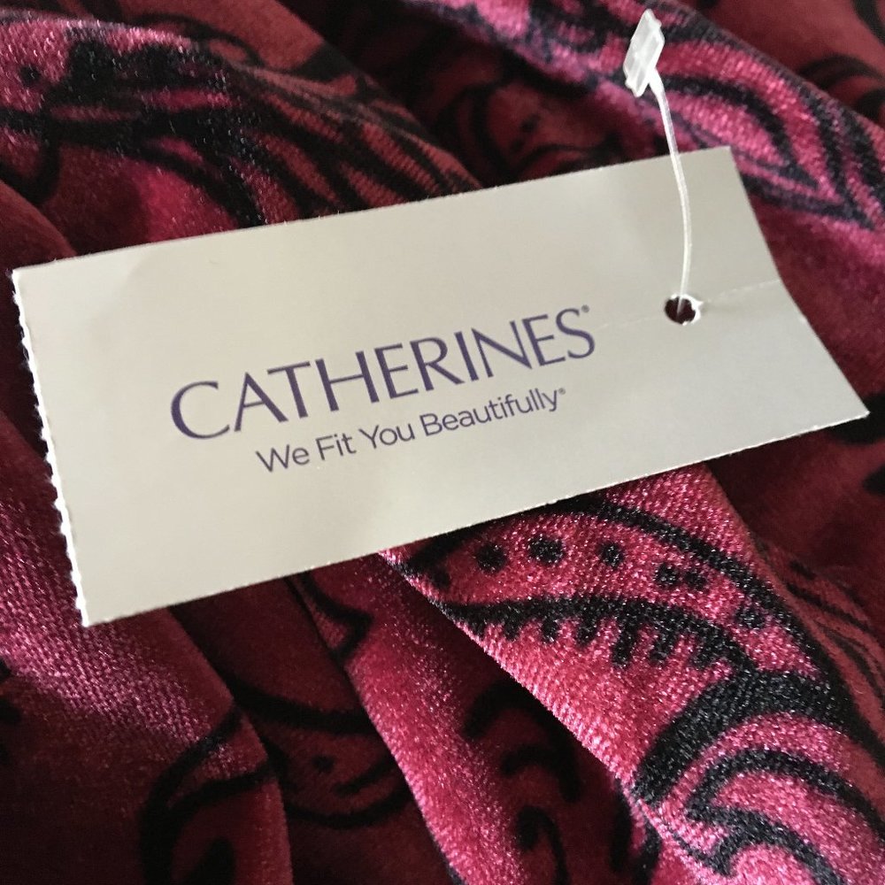 Beautiful velour top with paisley design 5x